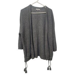 Madewell Women's Side-Lace Cardigan Sweater with pockets